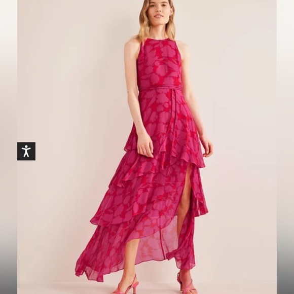 Boden Sleeveless Tiered Maxi Dress - Picture 3 of 7